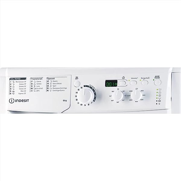 Lavatrice Carica Frontale Slim Indesit EWSD61251WITN 6 kg - immagine 4