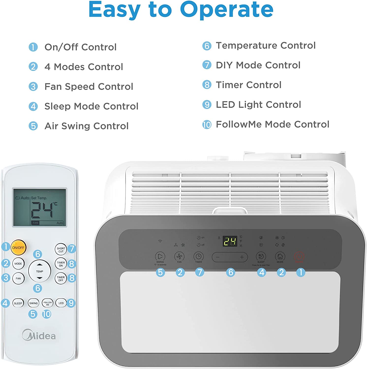 Condizionatore Portatile Midea Silent Cool 26 Pro - immagine 10