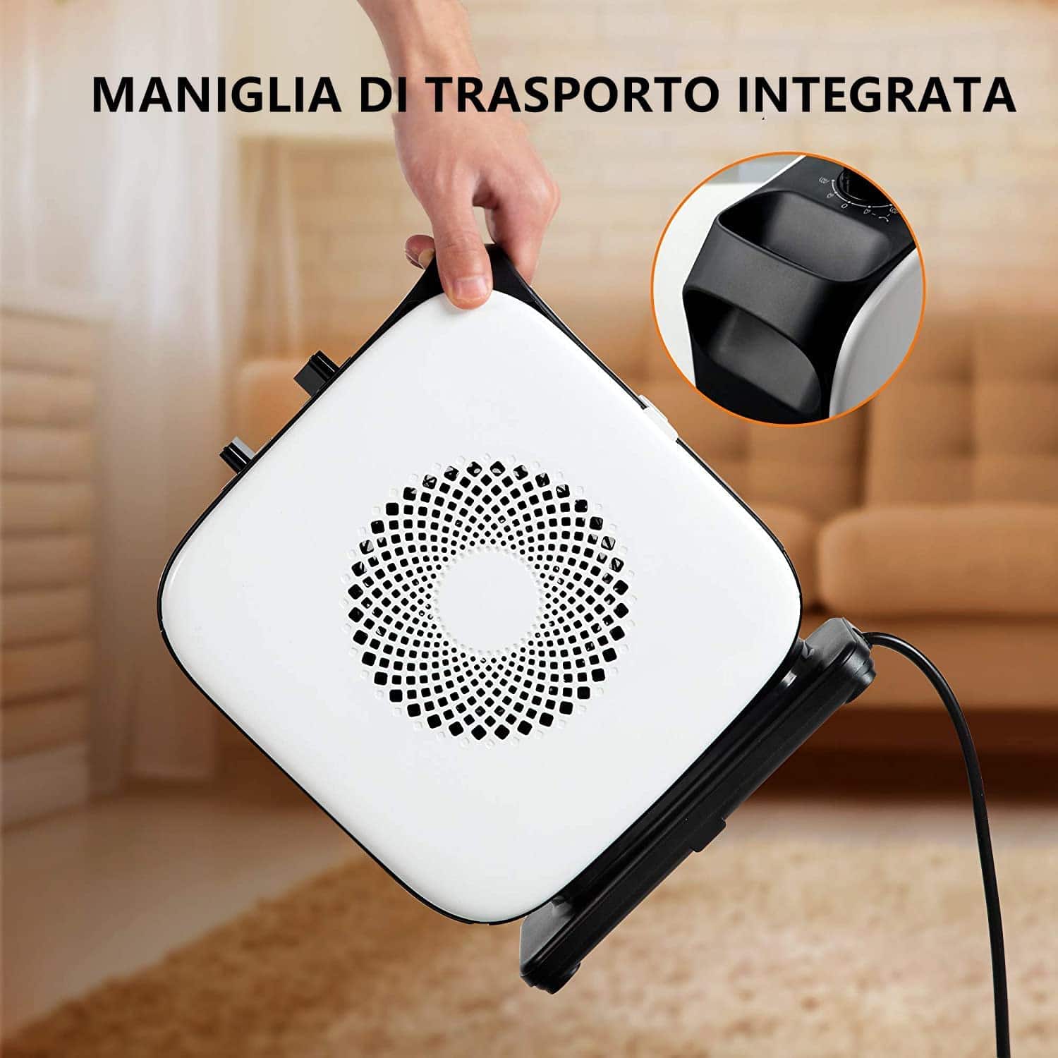 Termoventilatore Midea NTY15-19CAE ceramico 1500W - immagine 8