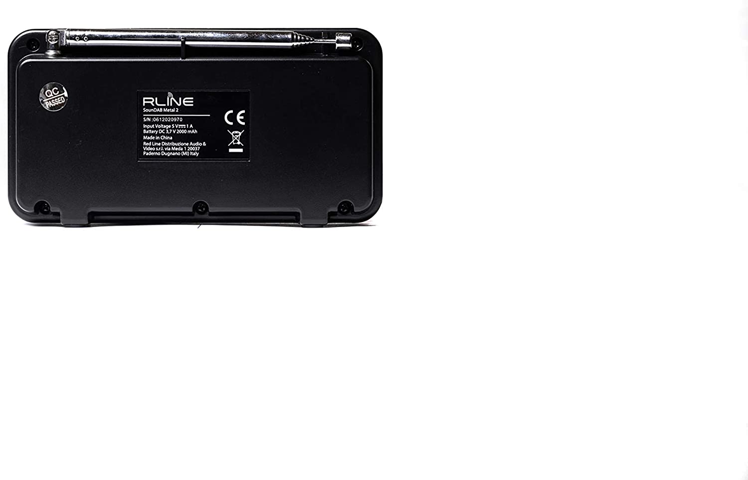 Radio REDLINE Soundab Metal 2, DAB Portatile, DAB+ - immagine 4