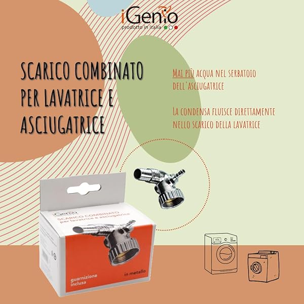 Scarico Combinato I-Genio 926 per Lavatrice e Asciugatrice - immagine 4