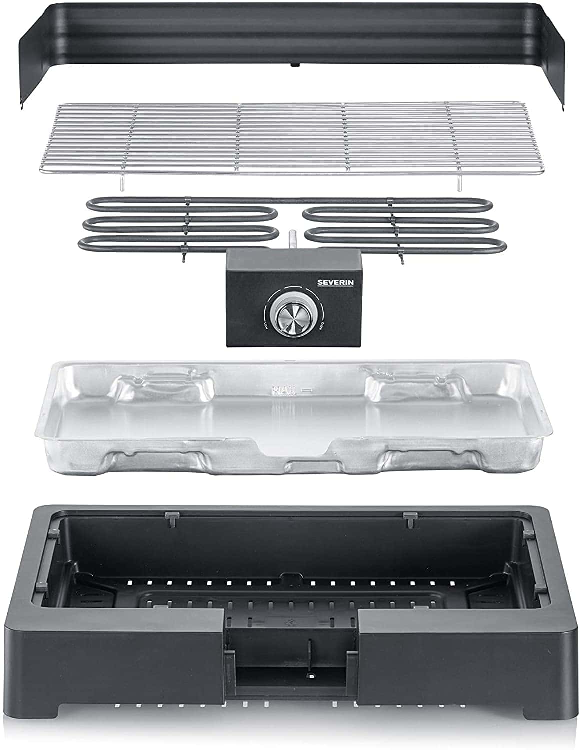 Barbecue Severin 4008146037139 2200 Watt Nero - immagine 5