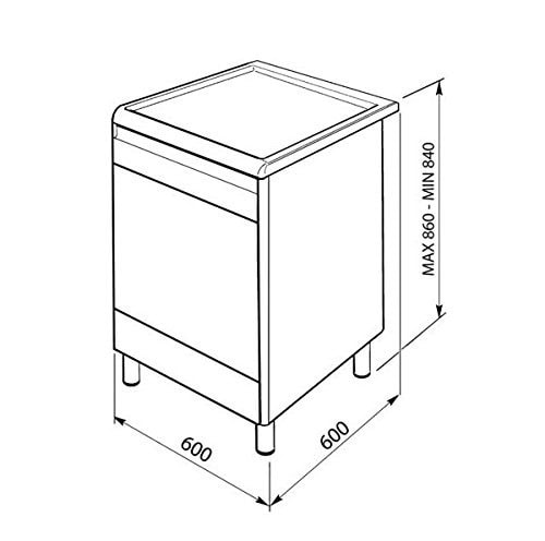 Cucina Smeg CX60SVPZ9 a Gas Acciaio Inox - immagine 4