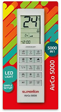 Telecomando Universale Superior AirCo 5000 per Climatizzatori 5000 Codici