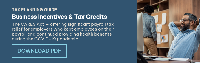 TAX PLANNING GUIDE Business Incentives & Tax Credits
