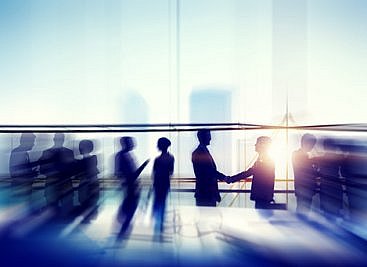 Consultancy recruitment - candidates and employers shaking hands