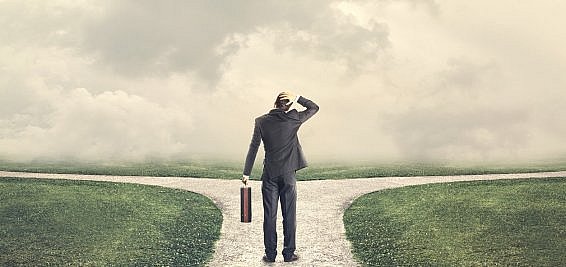 Man considering counter offer