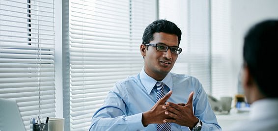 management consultant in interview