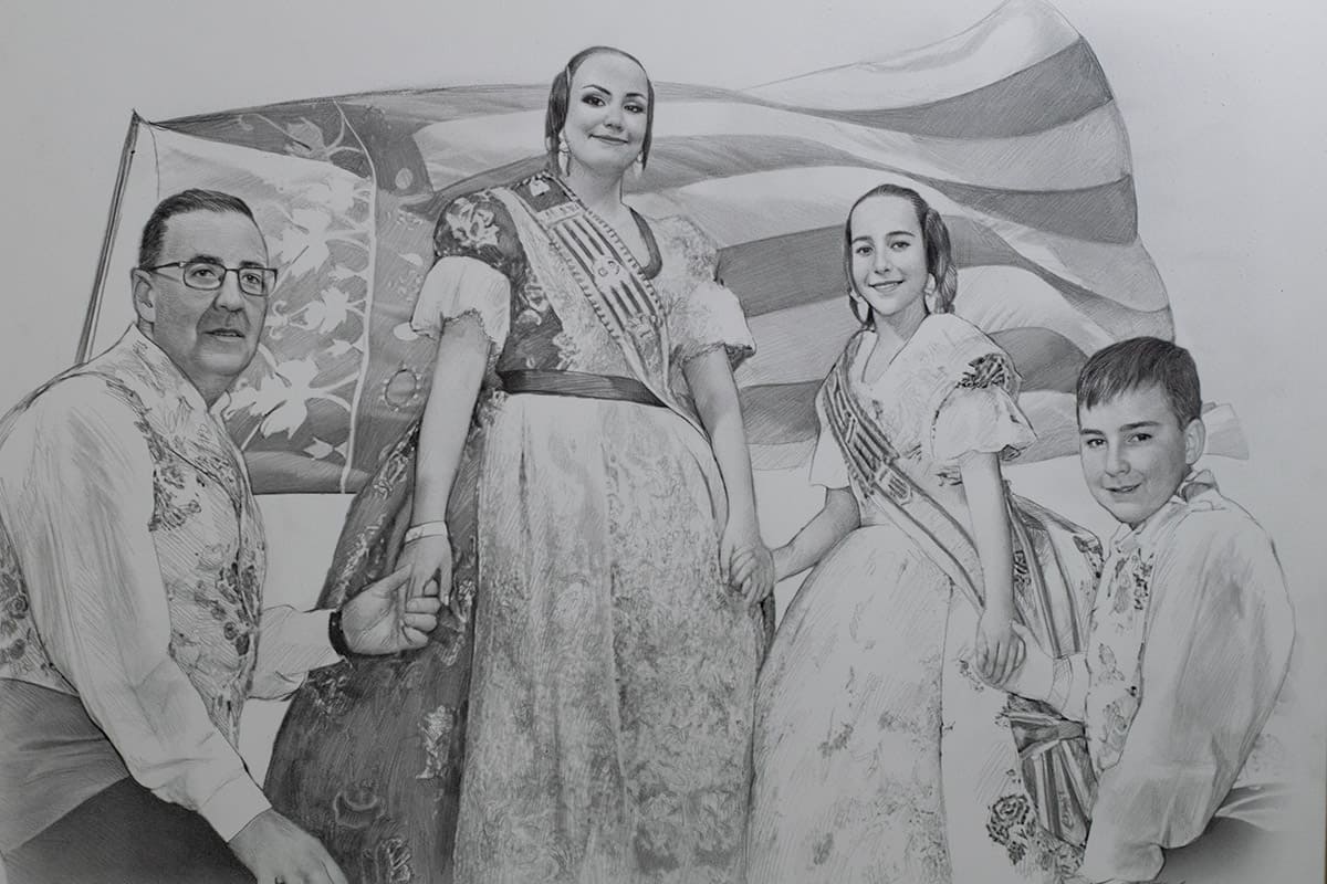 retratos por encargo