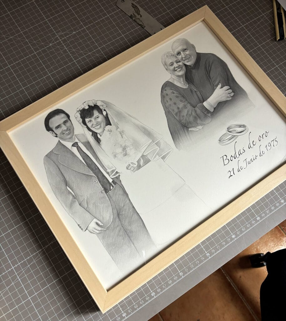 bodas-de-oro-dibujo-a-lapiz