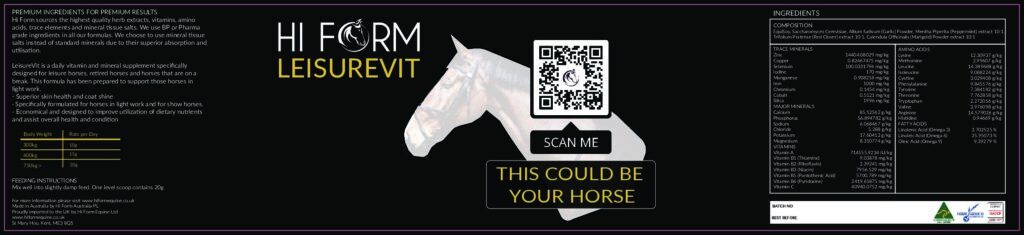 Hi Form Equine – Premium Horse Supplements