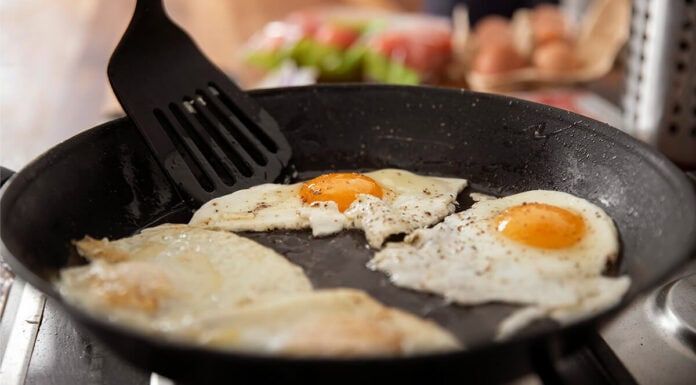 A Damaged Non Stick Pan