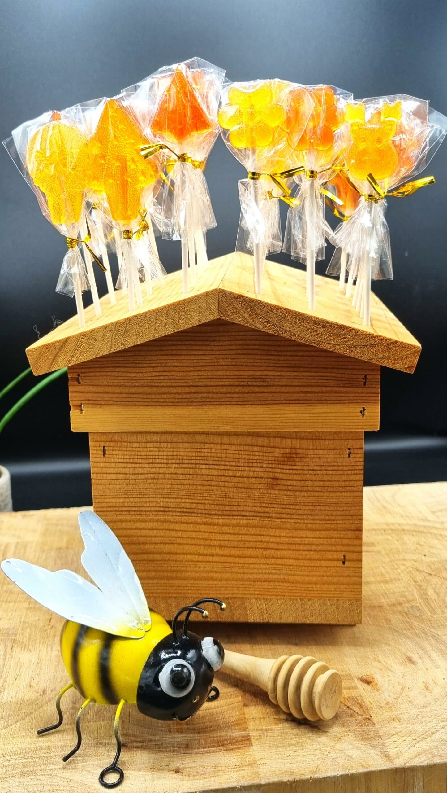 Sucettes artisanales au miel