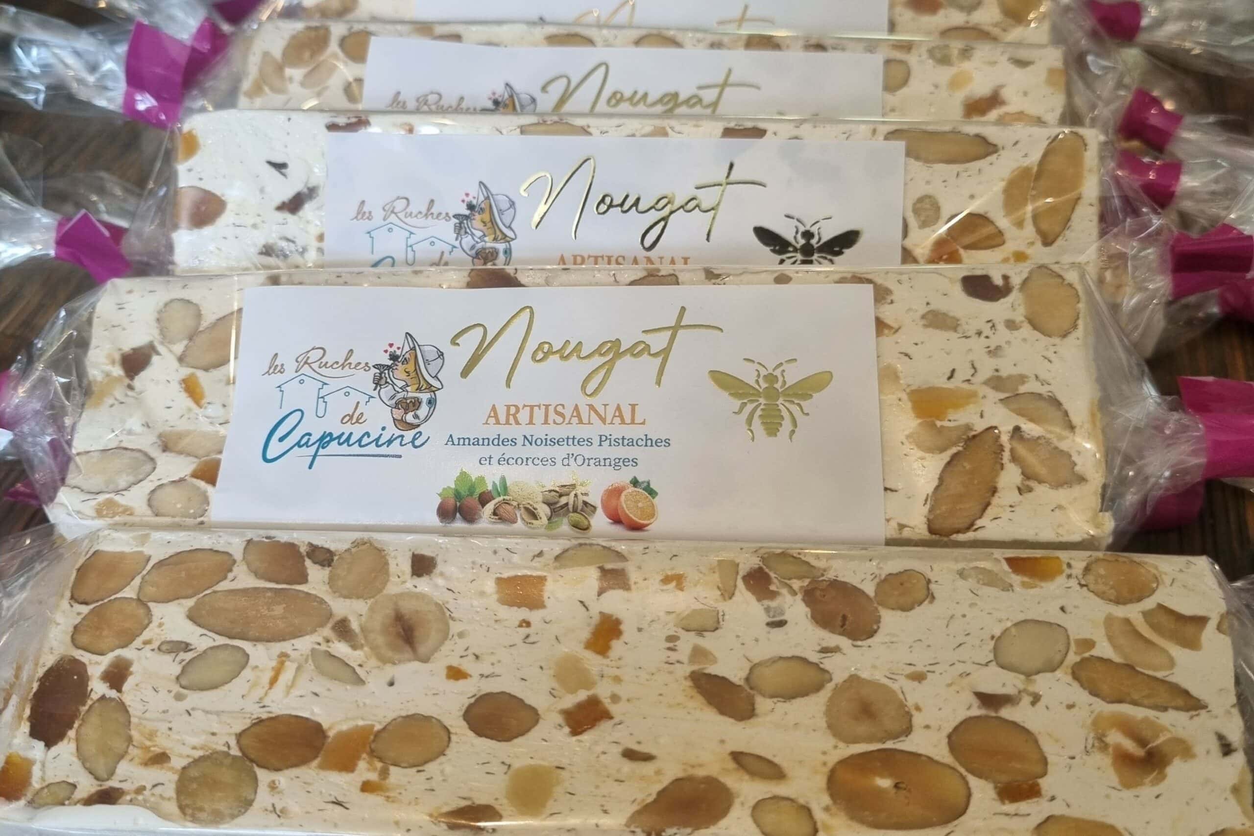 Nougat artisanal à l'écorce d'orange confite
