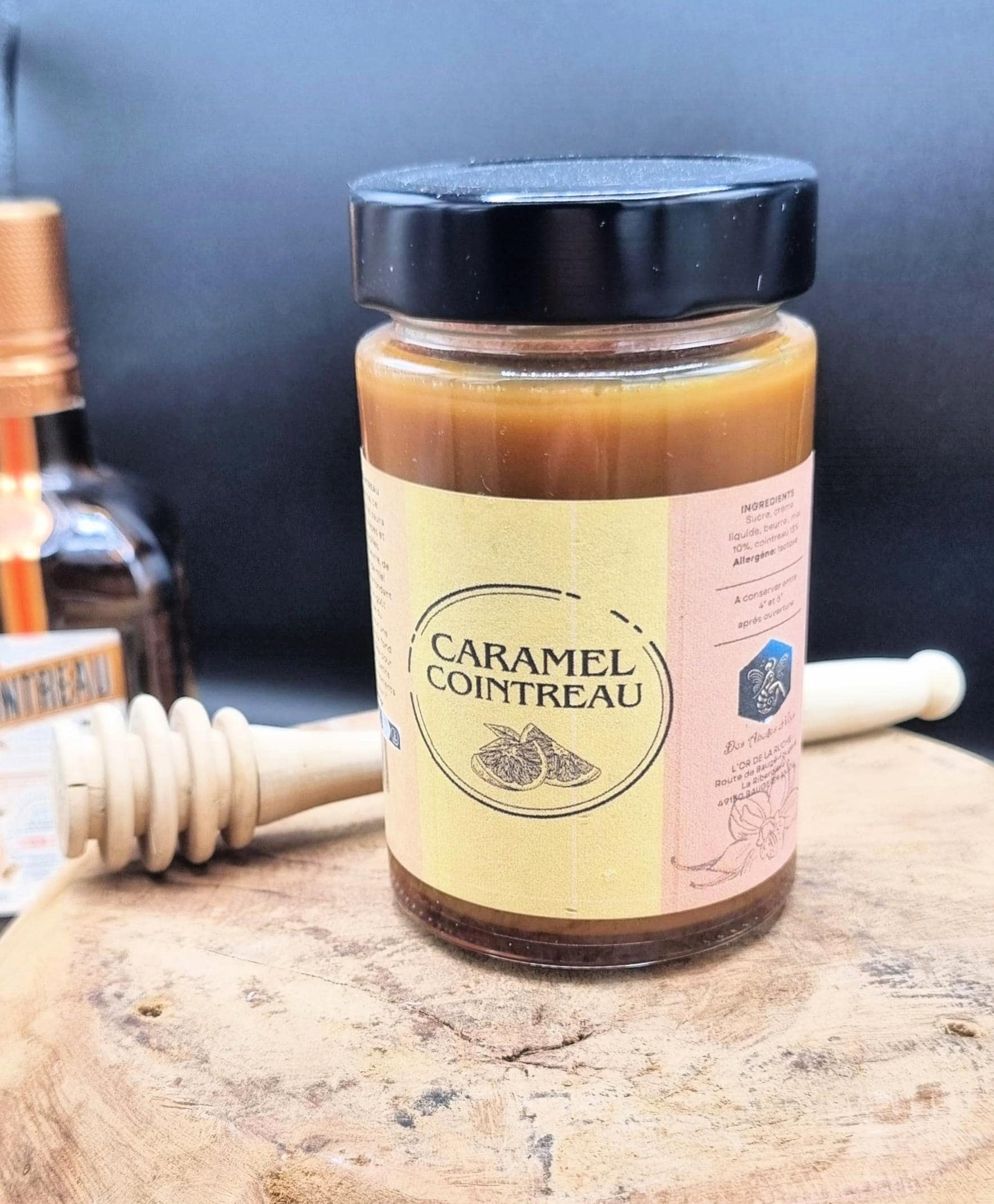 Caramel au miel au Cointreau