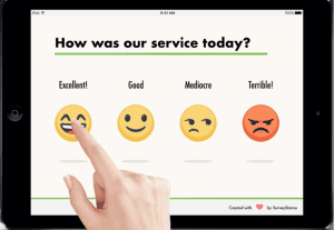 Smiley Face Feedback Kiosk - SurveyStance