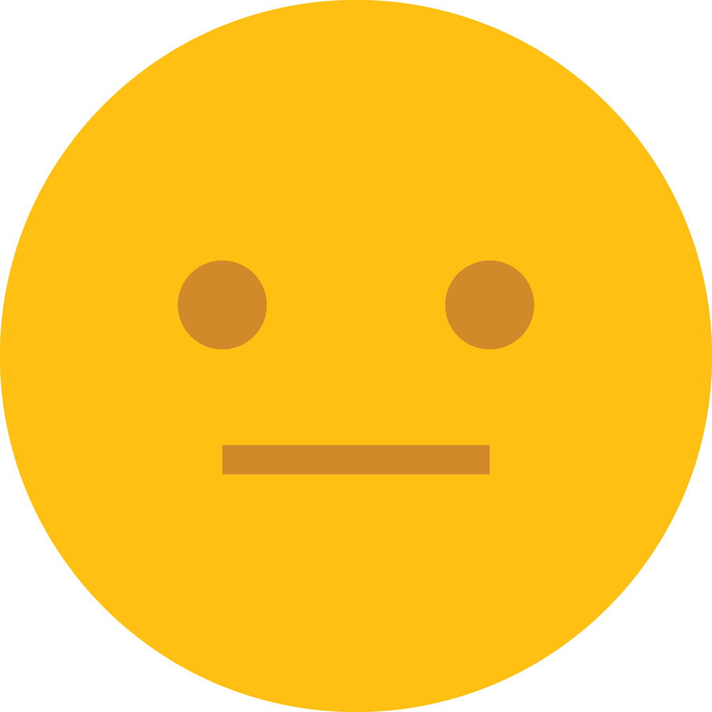 Neutral CSAT Emoji