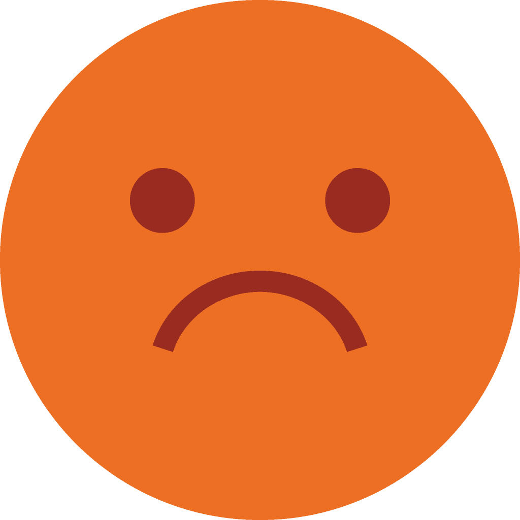 Unhappy CSAT Emoji