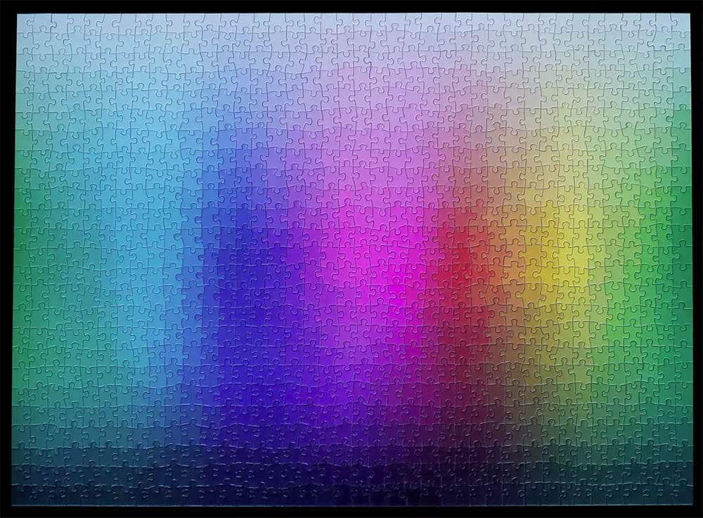 1000 stukjes, 1000 kleuren