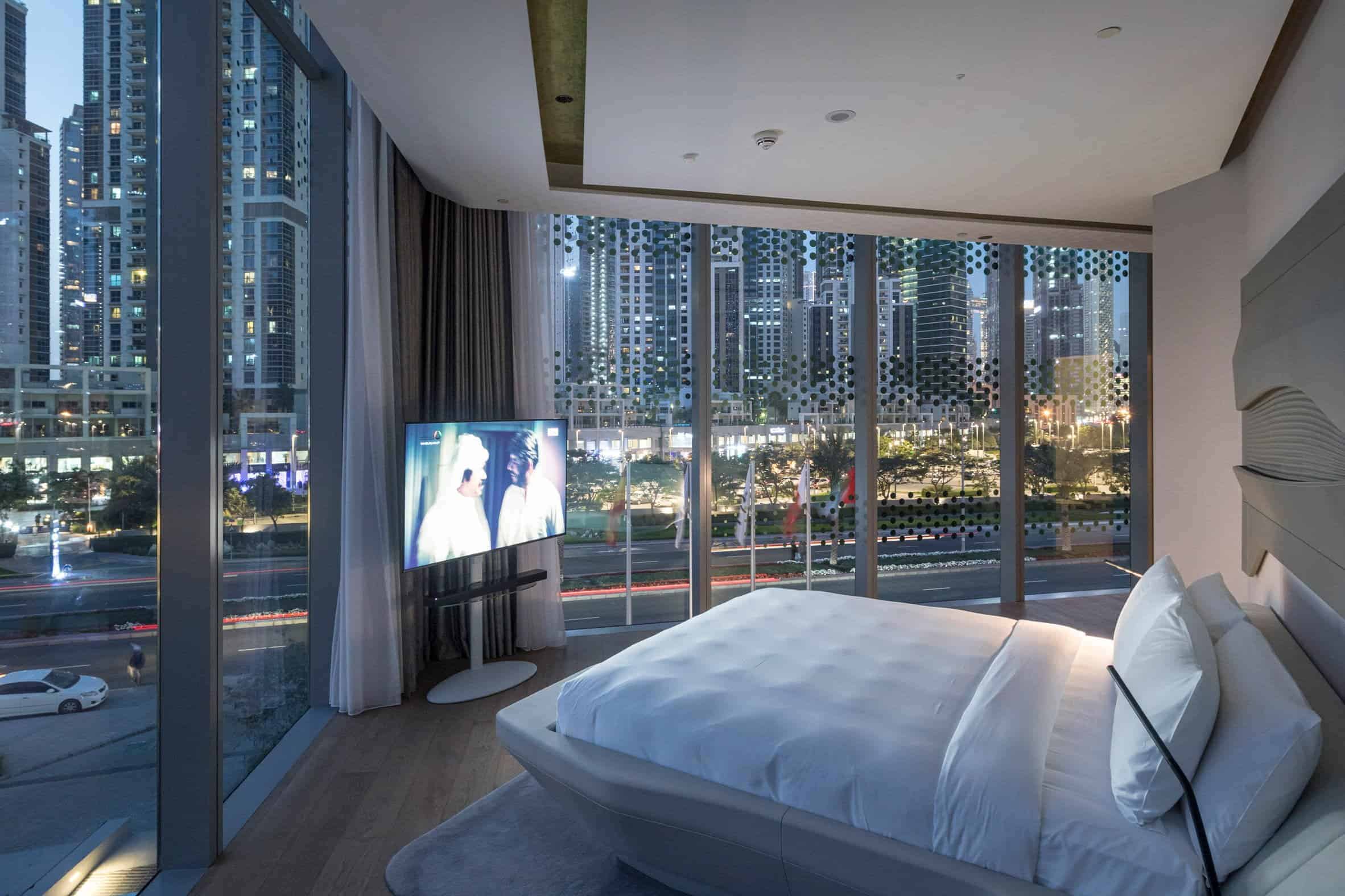 ME Dubai hotel door Zaha Hadid Architects
