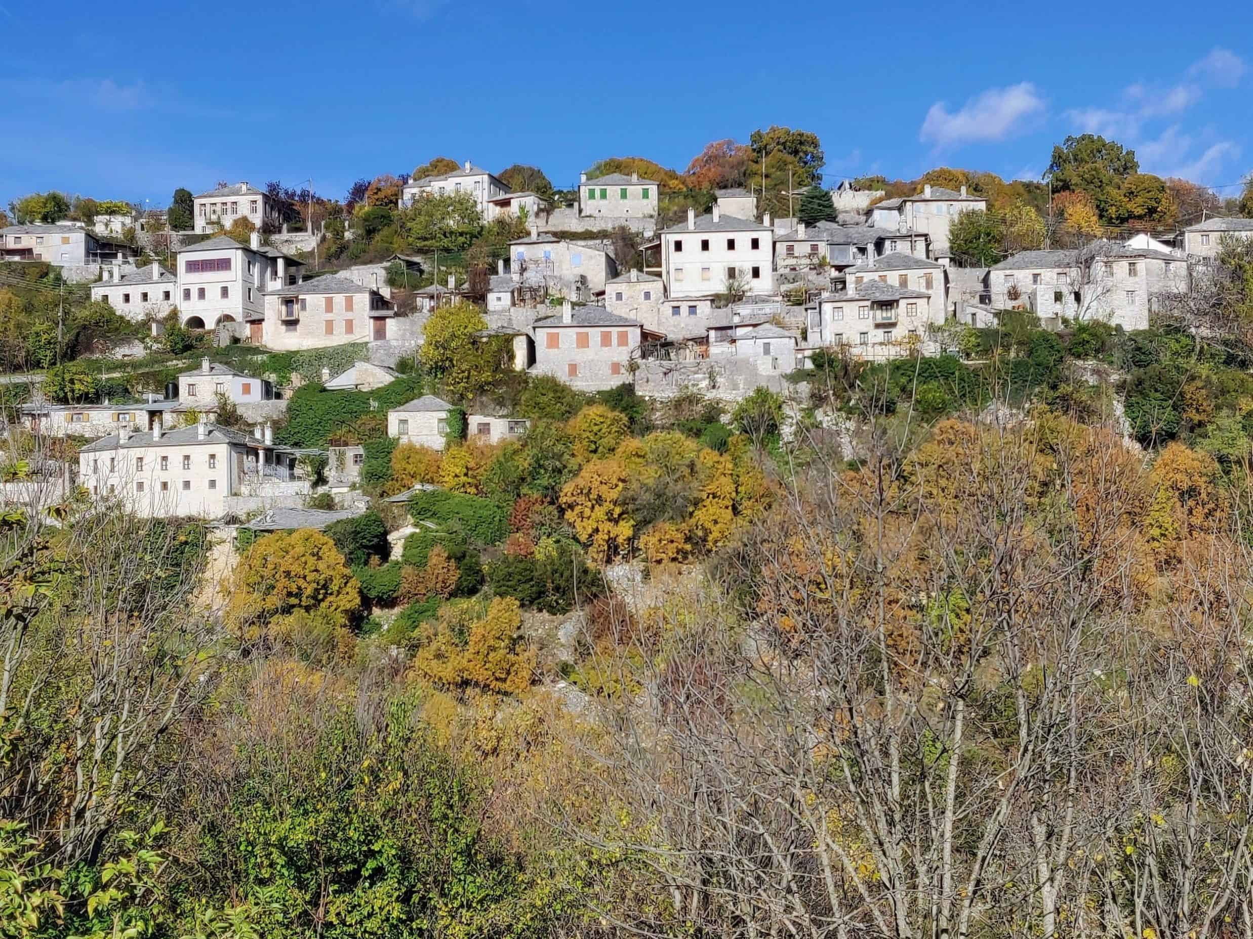 Uitzicht op Vitsa, Zagori
