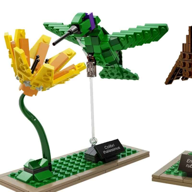 De vogels van Tom Poulsom zijn nu te koop als LEGO-set