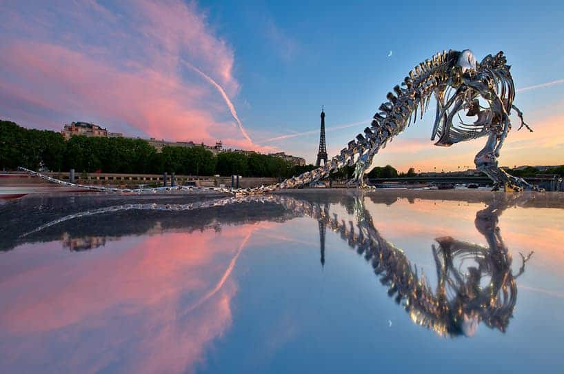 t. rex in Parijs