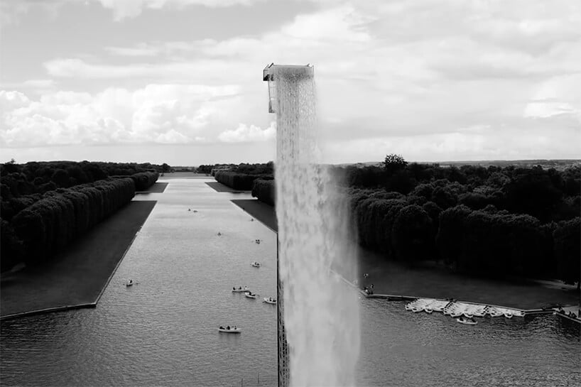 waterval van Olafur Eliasson in Versailles