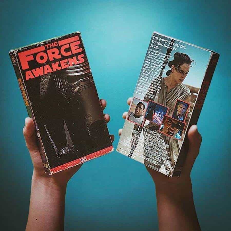 Star Wars: The Force Awakens op VHS