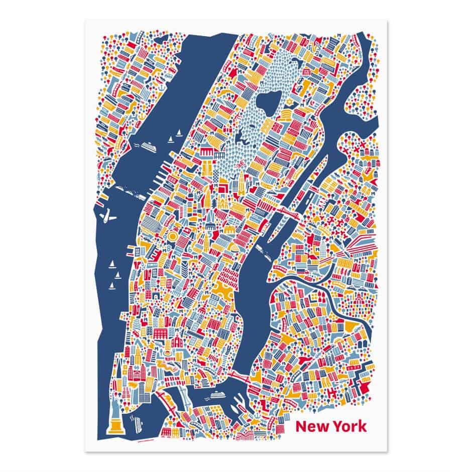 kaart van new York