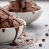 Easy-Homemade-Chocolate-Ice-Cream-Recipe-featured-image-200x600w-slabs-of-chocolate-and-cacao-seeds-and-cocoa-powder-frosted-fusions