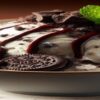 An Irresistibly Easy Homemade Oreo Ice Cream Recipe featured image 632x1950w A bowl of oreo chip ice cream with oreo cookies drizzled with chocolate fudge sauce and fresh green mint leaves frosted fusions