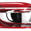 The-KitchenAid-Food-Processor-A-Detailed-Review-featured-image-845x2500w-side-profile-of-red-kitchenaid-stand-mixer-with-silver-mixing-bowl-frosted-fusions