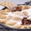 Smores-Homemade-Ice-Cream-Recipe-Ideas-featured-image-280x810w-smores-ice-cream-in-a-large-dish-with-graham-crackers-toasted-marshmallows-and-chocolate-sauce-frosted-fusions