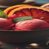 Learn-How-To-Make-The-Perfect-Blood-Orange-Sorbet-featured-image-642x1850w-blood-oranges-on-a-plate-some-sliced-in-half-to-show-theinternal-colour-Frosted-Fusions