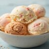 Sweet & Savoury Ice Cream – Unlikely Combos That Totally Work Featured image 637x1920w choco strawbs one side ice cream in the middle and bacon and brussels the other side Frosted Fusions