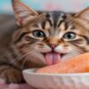 Paw-sitively-Cool-Frozen-Treats-For-Cats-And-Cool-Canines-Too-Featured-Image-637x1920w-tabby-cat-licking-a-frozen-ice-lolly-with-pastel-paws-background-Frosted-fusion