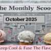 The Monthly Scoop October 2025 newsletter featured image – cosy autumn ice cream theme with seasonal fruits and flavours celebrating Halloween treats pumpkin Frosted Fusions