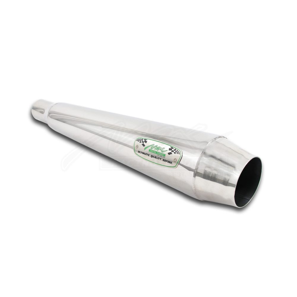 M422 Race Track Megaphone Hollow Center Muffler | Max Racing Exhaust