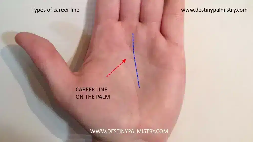 career line, palm reading career