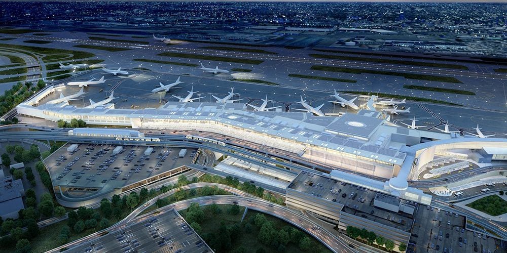 JFK Terminal Rendering