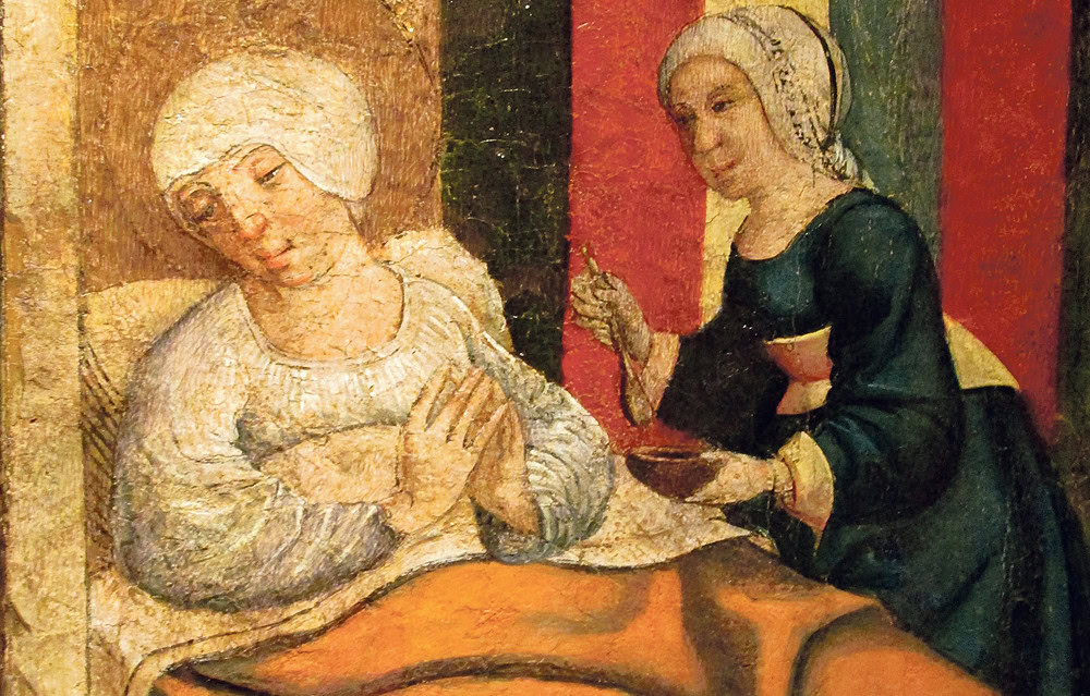 Elisabeth, detail de la naissance de Jean-Baptiste, attribue a une maîtrise de Villalcazar de Sirga
© CC-BY-SA-4.0