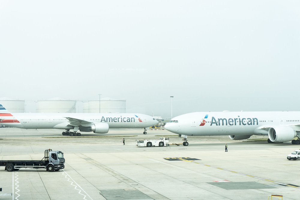 Pista dell'aeroporto americano