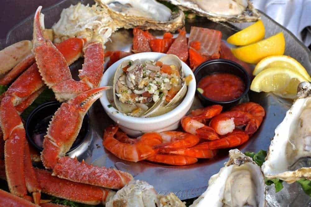 Crabe d'Alaska Trésors de fruits de mer