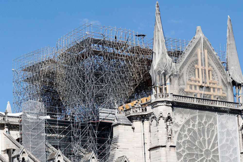 Il y a un an, la cathédrale Notre-Dame était assaillie par les flammes...© Pascal Deloche / Godong