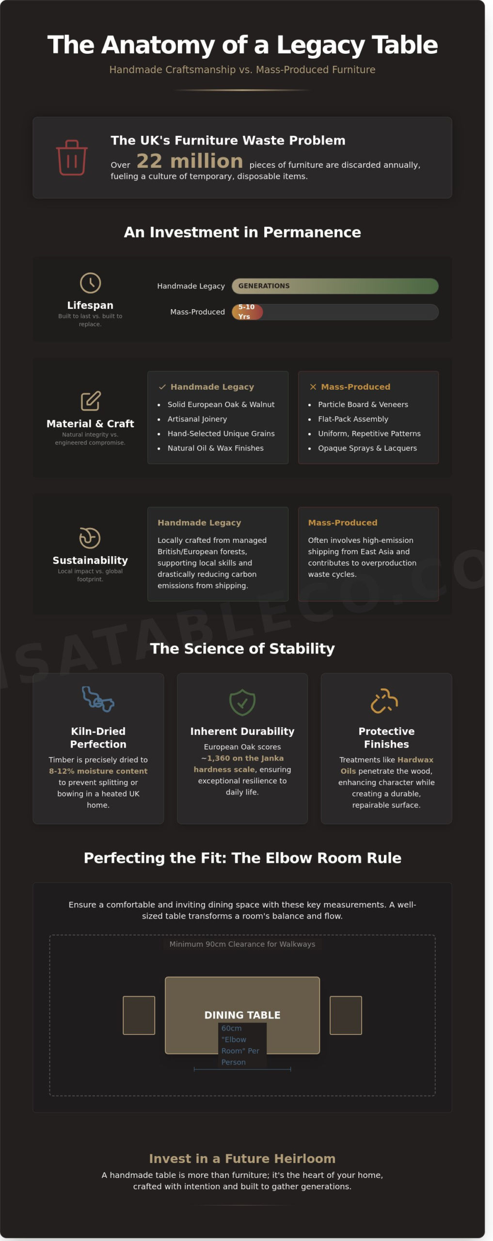 The Art of the Handmade Dining Table: A Guide to Quality and Craftsmanship