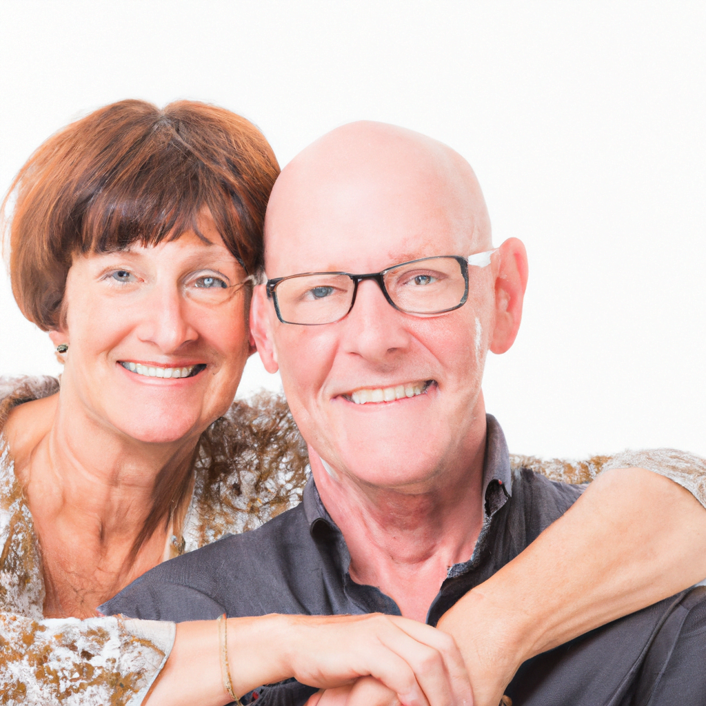 happy couple over 55 years old