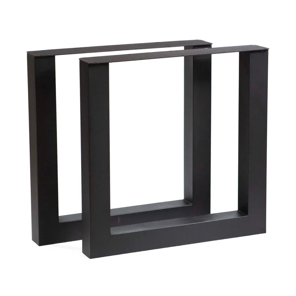 Chunky U Shape steel legs Perfect for solid dining tables