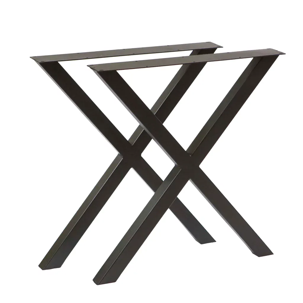 Standard X-Shape Steel Table Legs – 71cm
