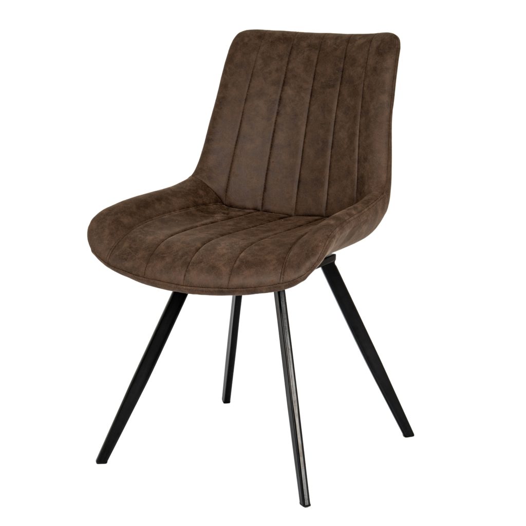 Soho Coffee Swivel Dining Chair &ndash; Effortless Movement, Elevated Dining